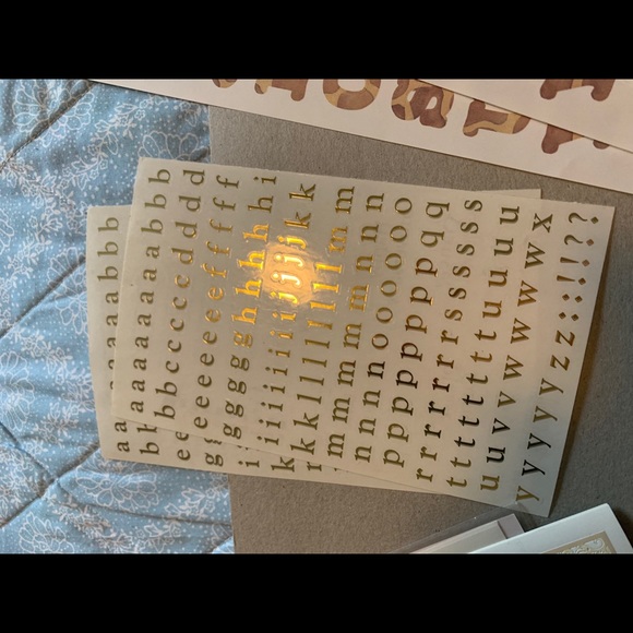 Lettering for scrapbooking - Picture 5 of 5